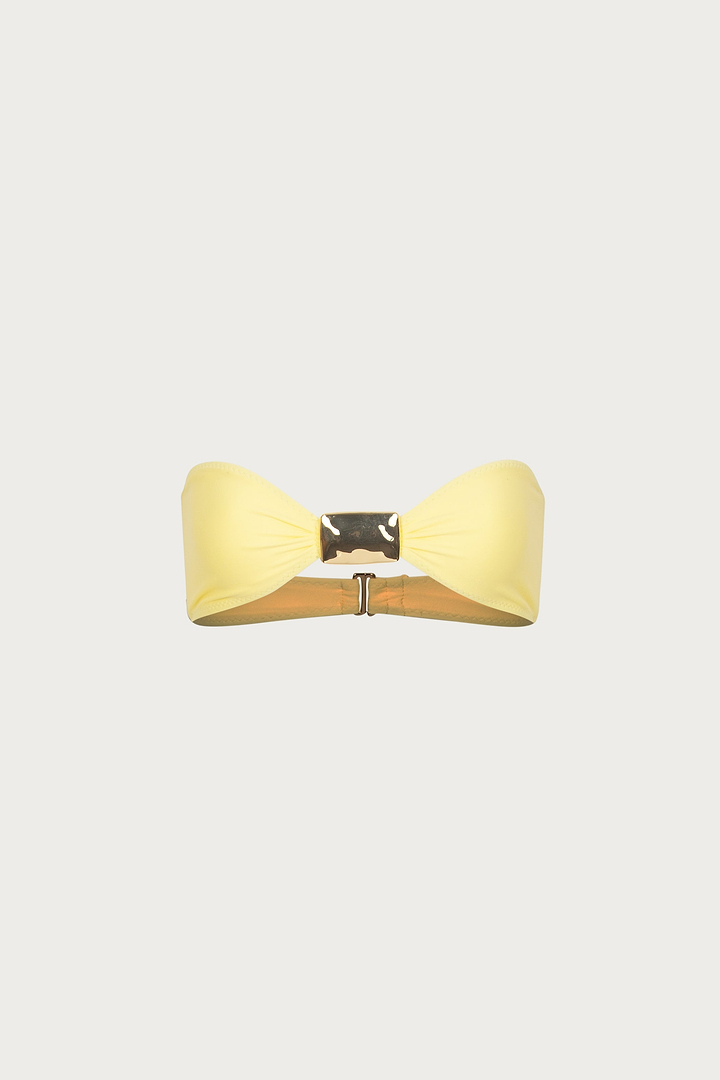 Hammer Bandeau Top (Butter Yellow)