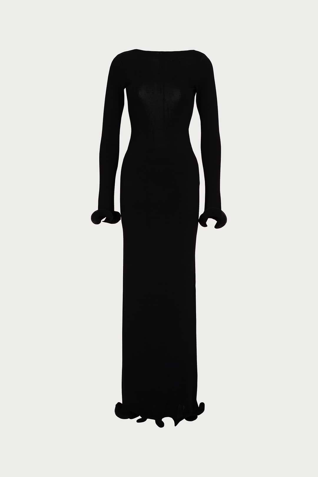 black maxi dress xs Honey Black Maxi Dress - US 4
