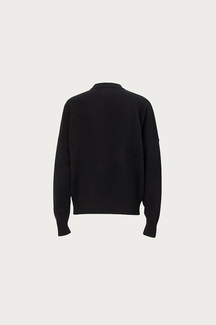 Lightweight Wool Sweater (Black)