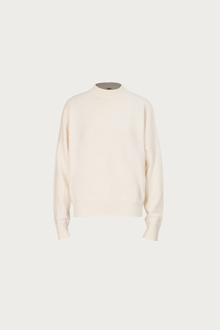 Lightweight Wool Sweater (Cream)