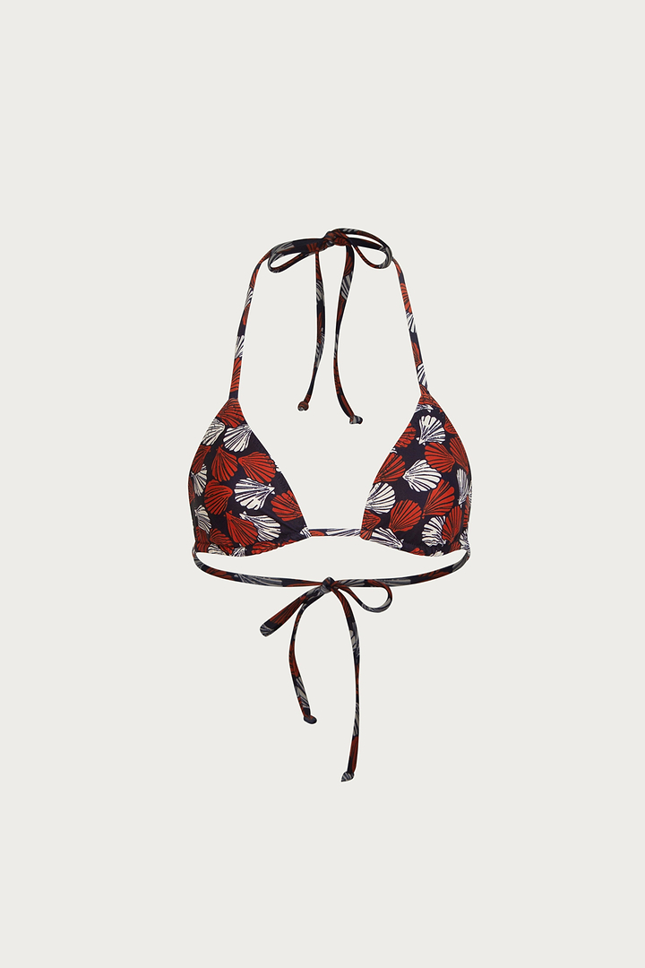 Triangle Top (Palm Beach Shell Navy/Orange/Cream)