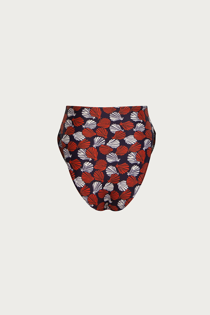 High Rise Bottom (Palm Beach Shell Navy/Orange/Cream)