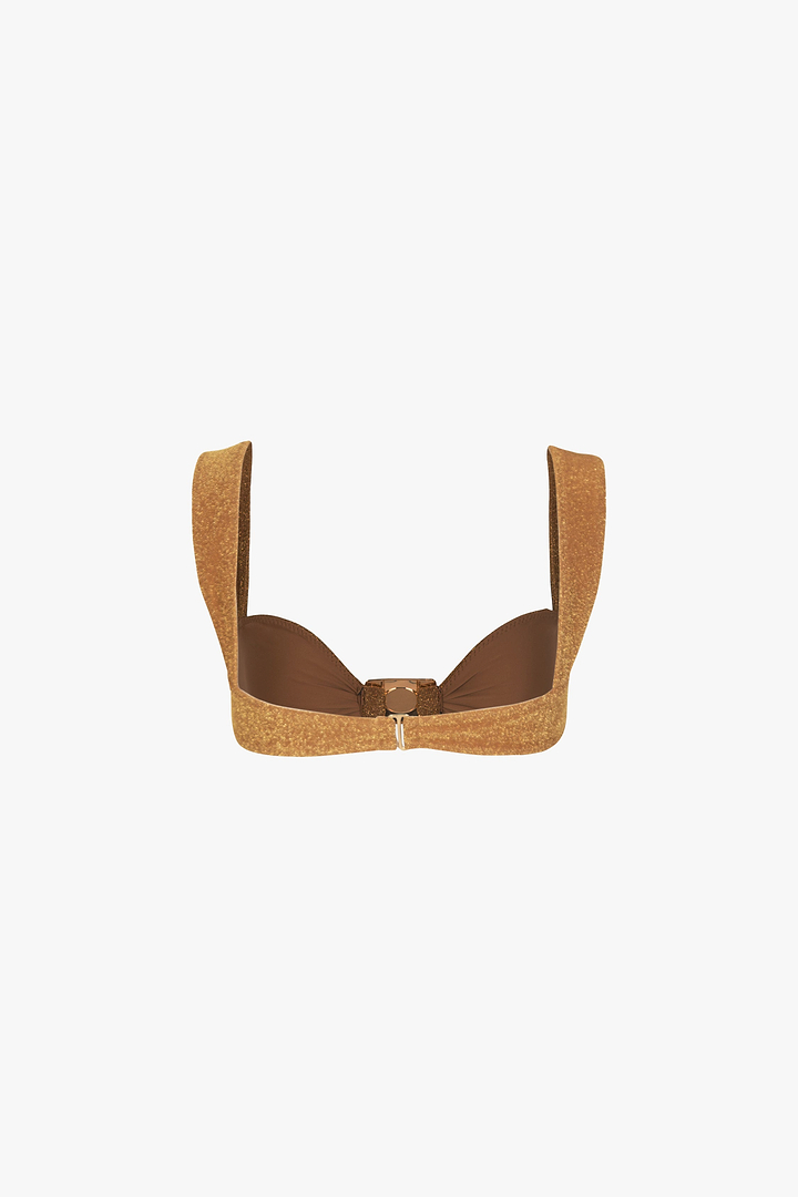 Hammer Pearl Top (Mocha Shimmer Lurex)