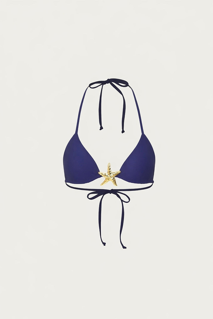 Starfish Triangle Top (Navy)