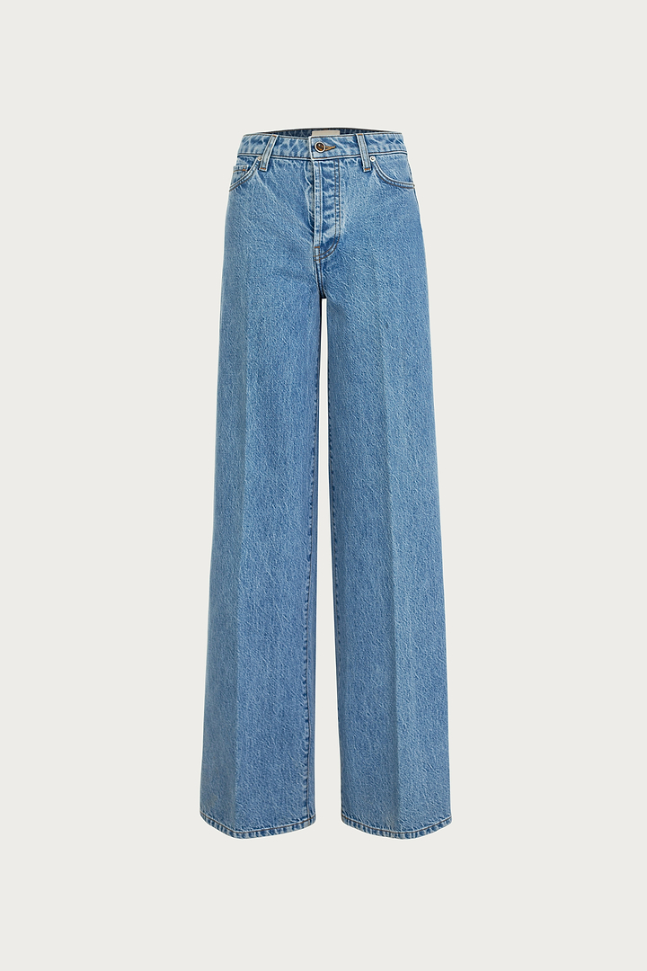 The Wide Leg Jean (Classic Blue)