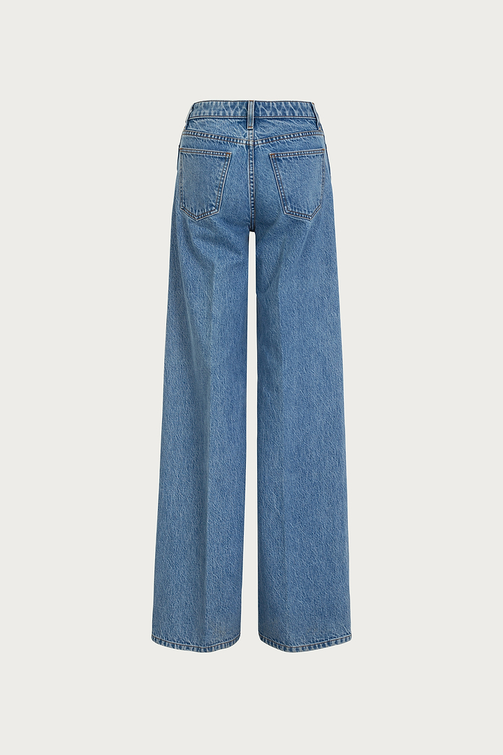 The Wide Leg Jean (Classic Blue)