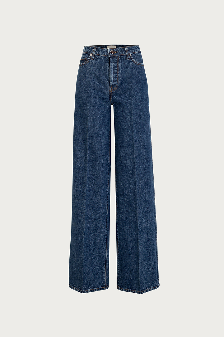 The Wide Leg Jean (Vintage Dark)