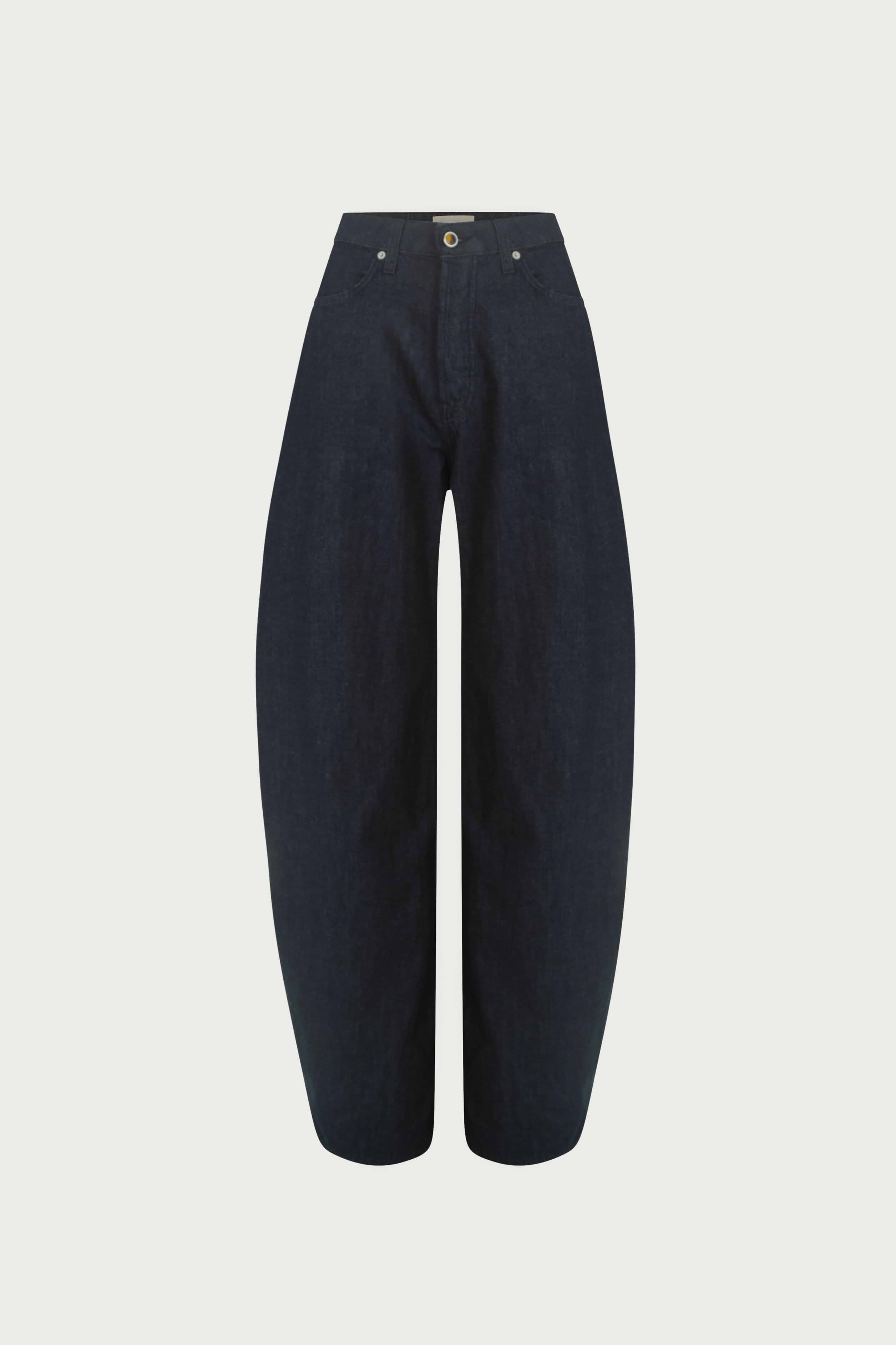 SAME The Barrel Jean | Dark Indigo | High Rise Jean
