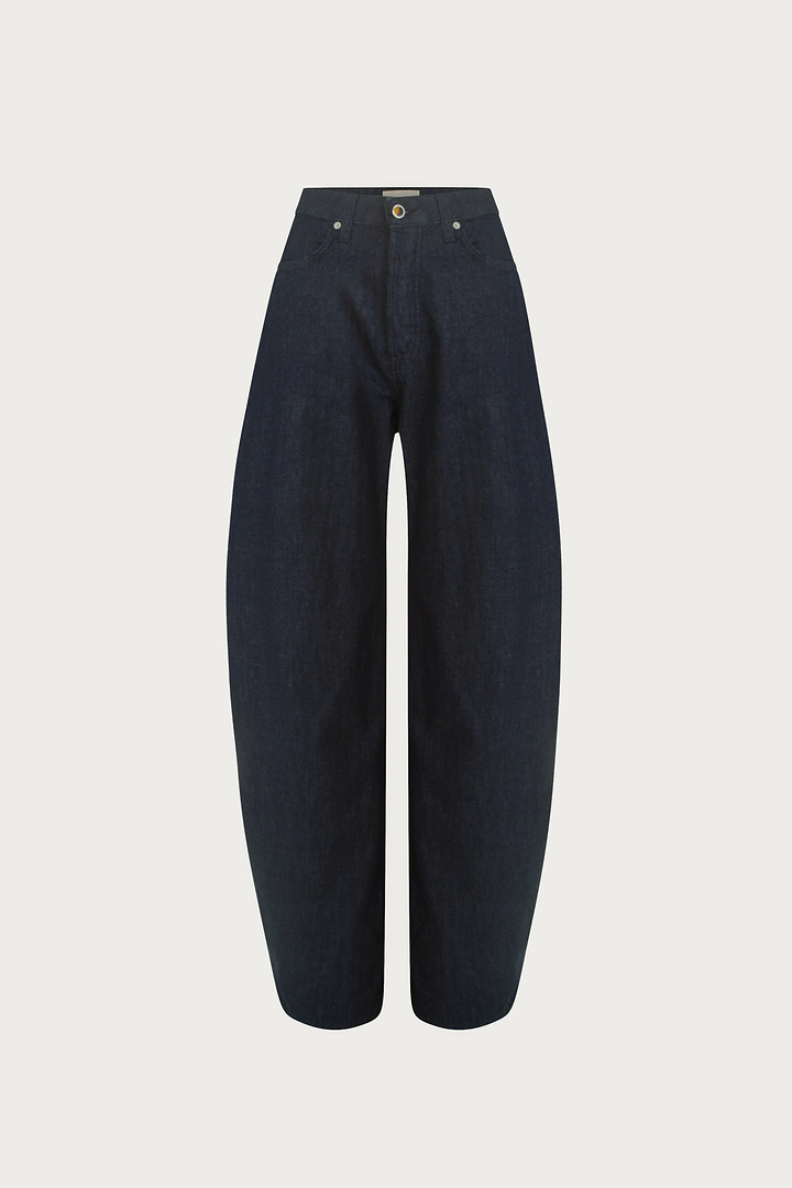 The Barrel Jean (Dark Indigo)