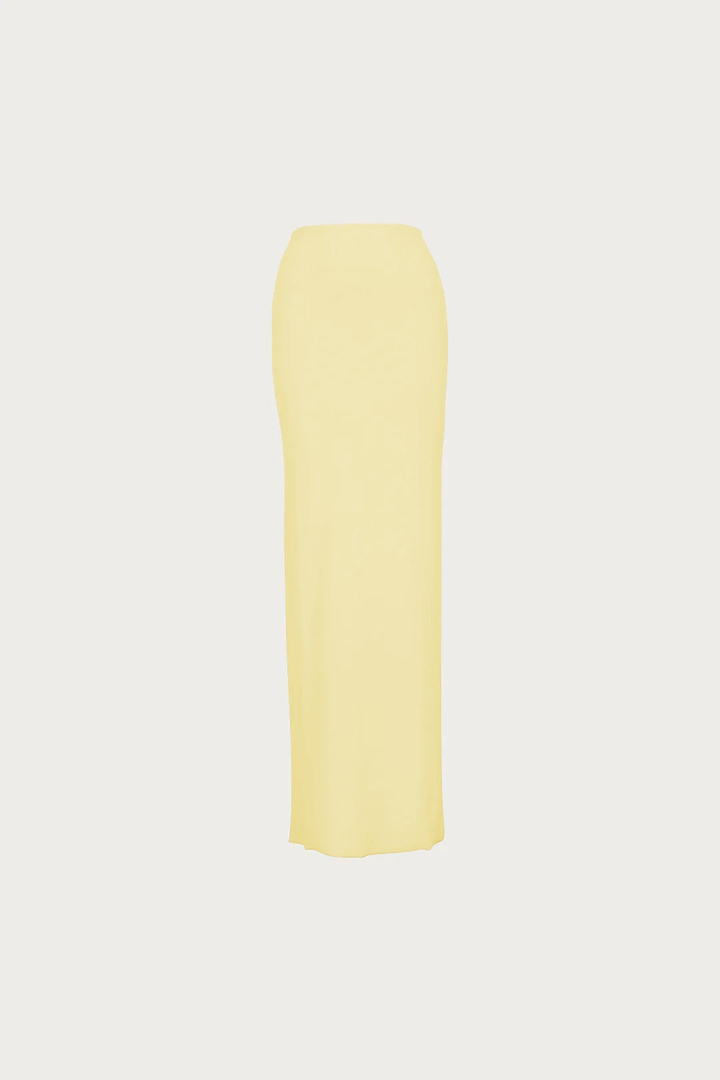 Maxi Skirt (Butter Yellow)