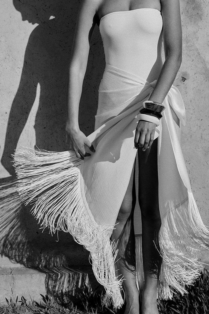 Fringe Sarong (Cream)