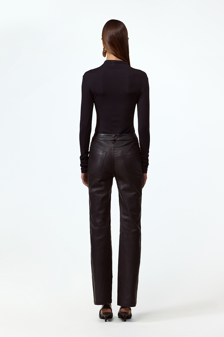 The Perfect Leather Pant (Black)