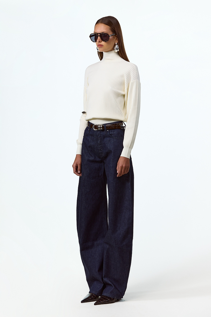 The Barrel Jean (Dark Indigo)