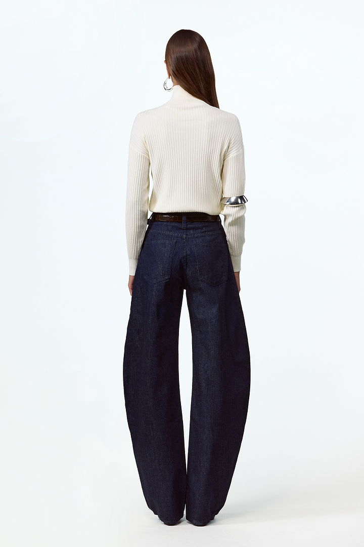 The Barrel Jean (Dark Indigo)