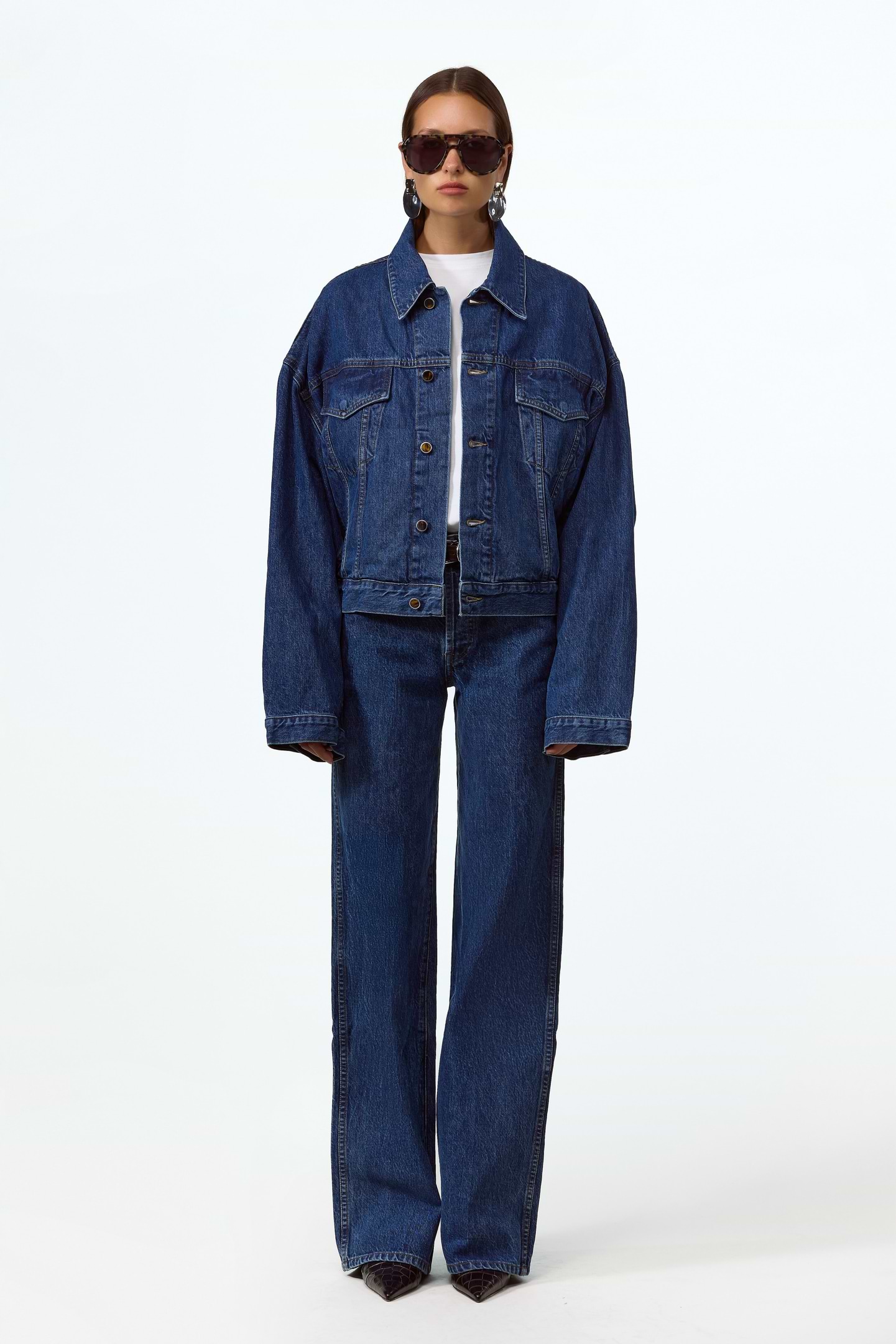 SAME The Perfect Denim Jacket | Vintage Dark | Oversized