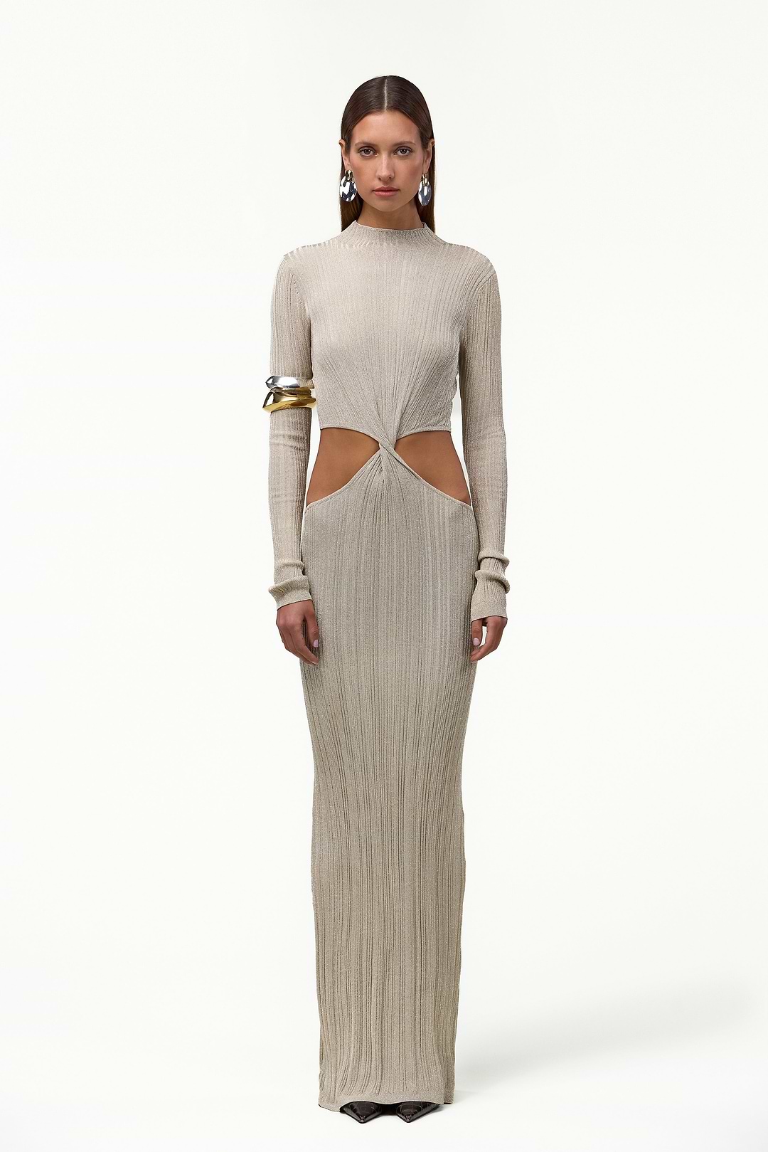 SAME Metallic Twist Maxi Dress | Gold | Women's Dresses SAME Metallic Twist Maxi Dress | Gold | Women's Dresses