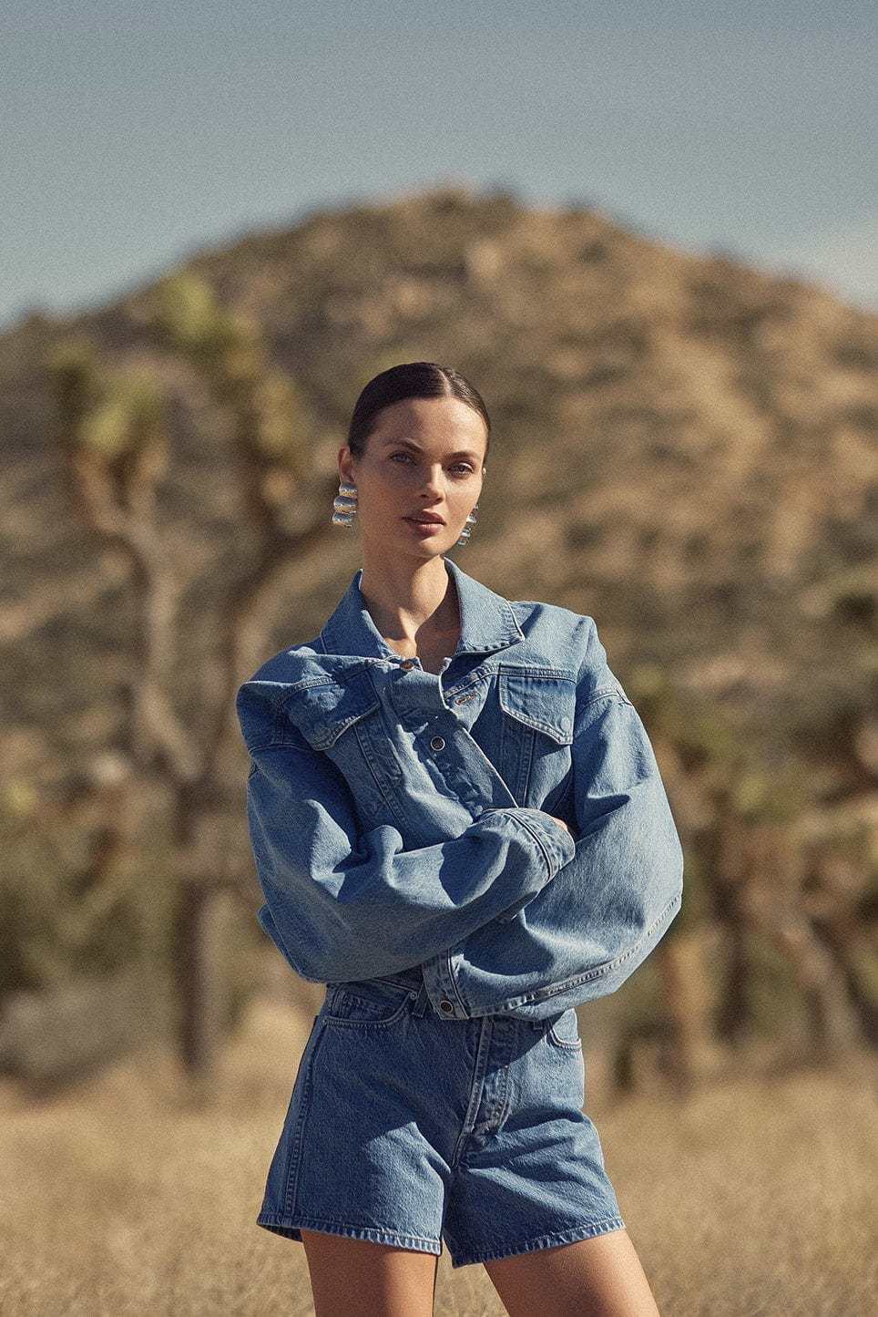 SAME The Perfect Denim Jacket | Classic Blue | Oversized