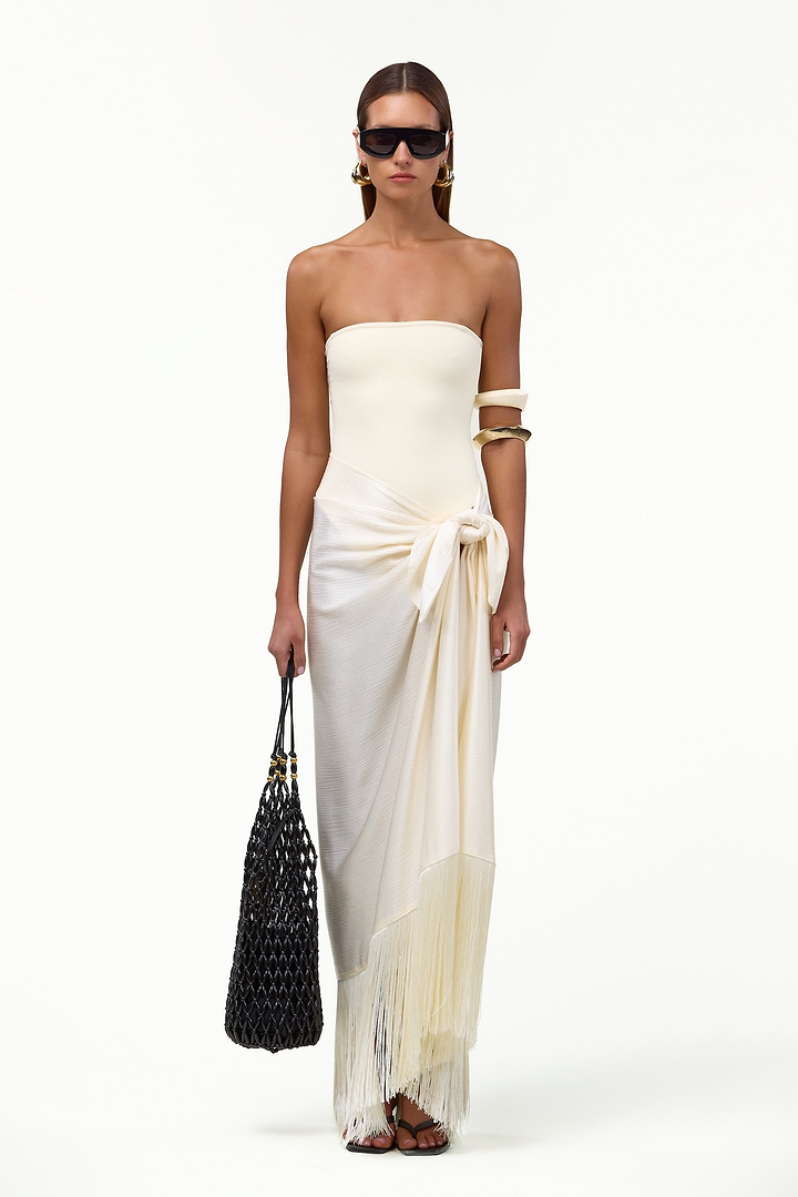 Fringe Sarong (Cream)