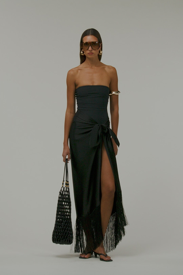 Fringe Sarong (Black)