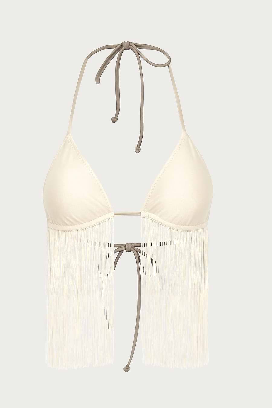 Fringe Triangle Top