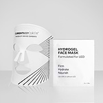 CurrentBody Skin LED Light Therapy Mask + CurrentBody Skin Hydrogel Mask (5 Pack)