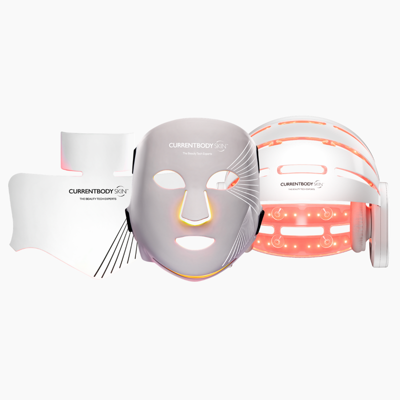 CurrentBody Skin LEDマルチライトマスク &ネック＆デコルテマスク＆頭皮・頭髪ケアセット