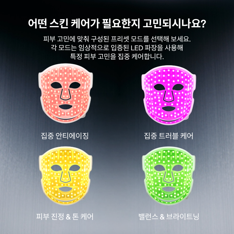 (FDA승인) 커런트바디 스킨 LED 레드 라이트 테라피 마스크 : 3세대 - Special Offer