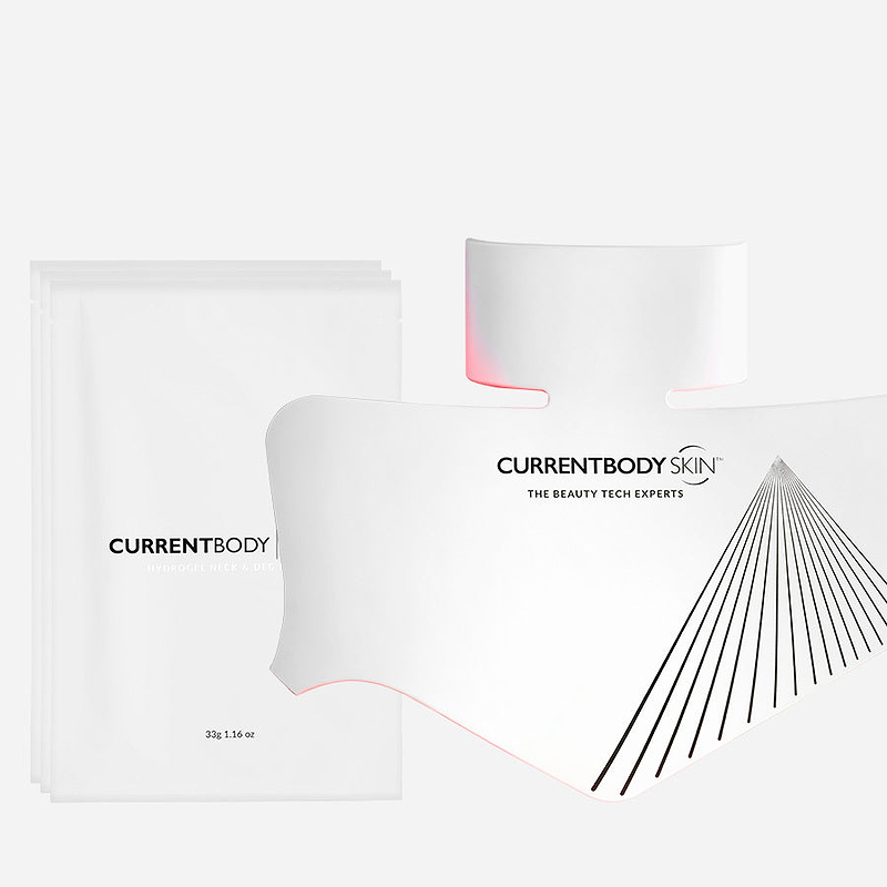 LED Neck Mask | Décolletage and Chest Light Therapy | CurrentBody