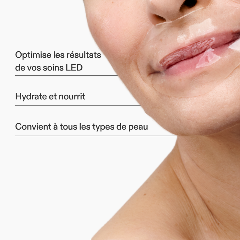 CurrentBody Skin Masque hydrogel pour les lèvres