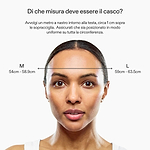 Che taglia del casco e' adatta a te?