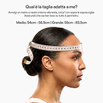 Che taglia del casco e' adatta a te?
