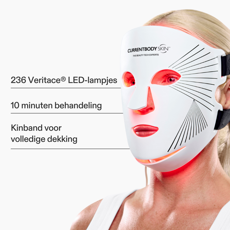 CurrentBody Skin LED Roodlicht Therapie Gezichtsmasker