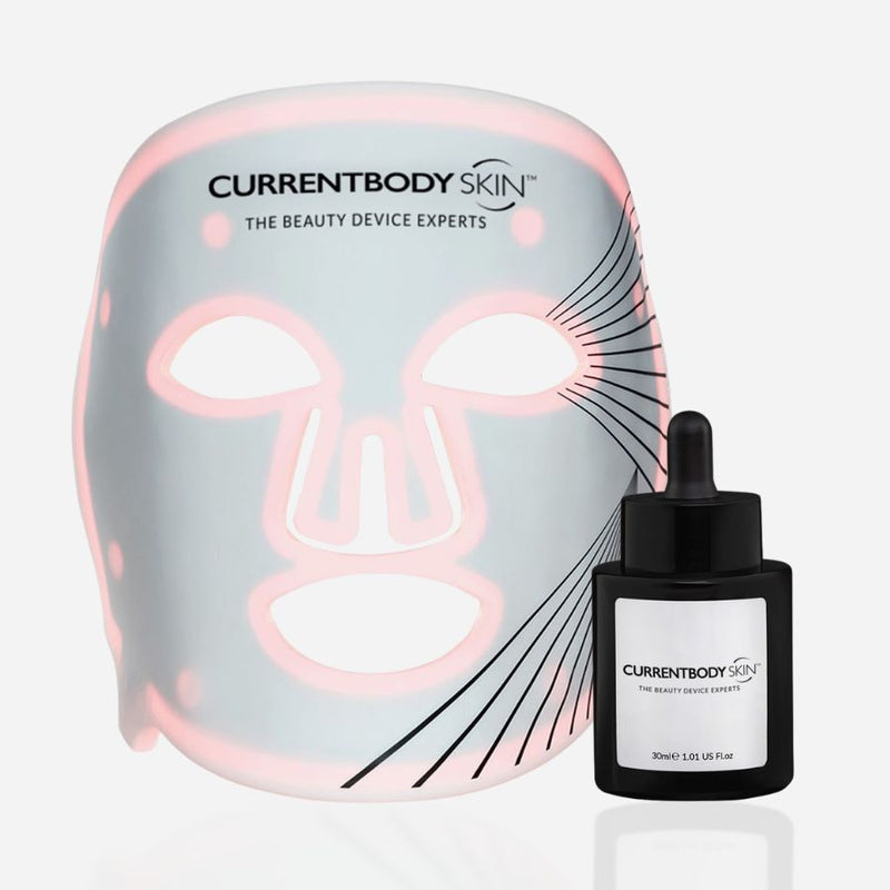 CurrentBody Skin LED-masker & Green Tea Serum Set