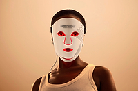 Maschera LED viso a luce rossa Series 2
