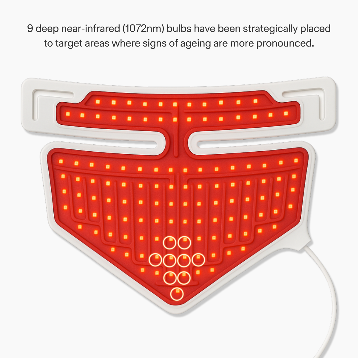 led bulb placement on device