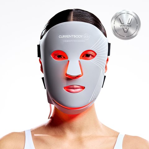Máscara Facial LED com Terapia Multicolorida