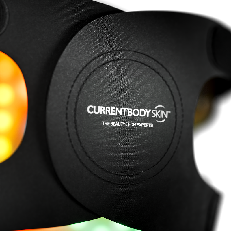 LED Multi Light Therapy Face Mask interior view showing the back strap
