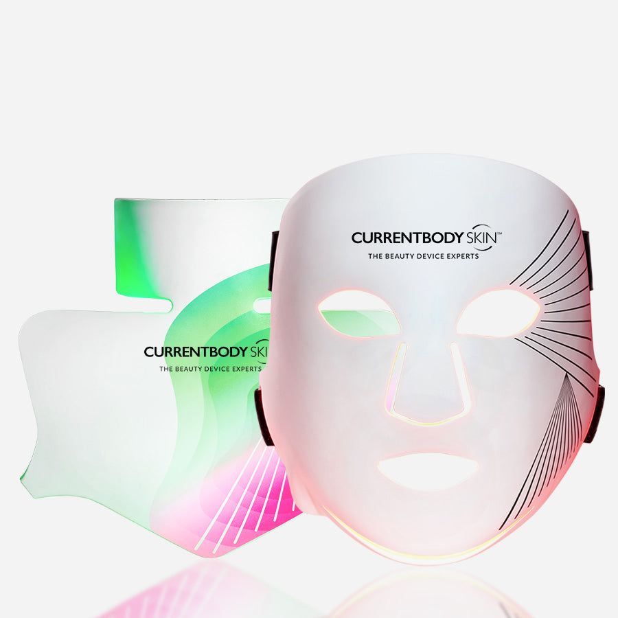 Dispositivo LED Iluminador para Cuello y Escote + Máscara LED Facial Serie 2