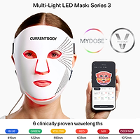 CurrentBody Skin LED Ansiktsmask med Rödljusterapi: Serie 3