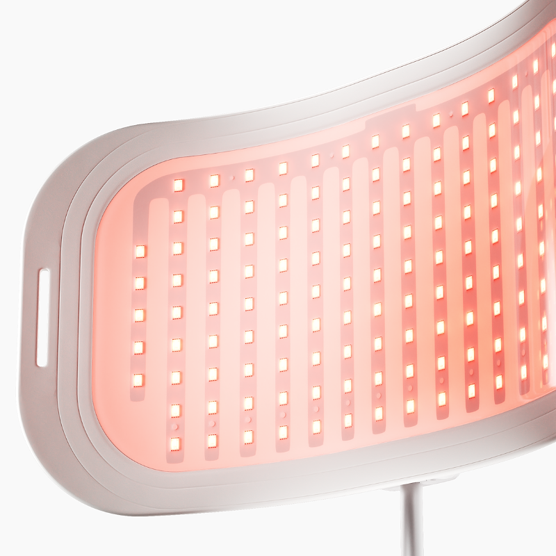 Product image of the back of the CurrentBody LED light therapy panel and its LEDs