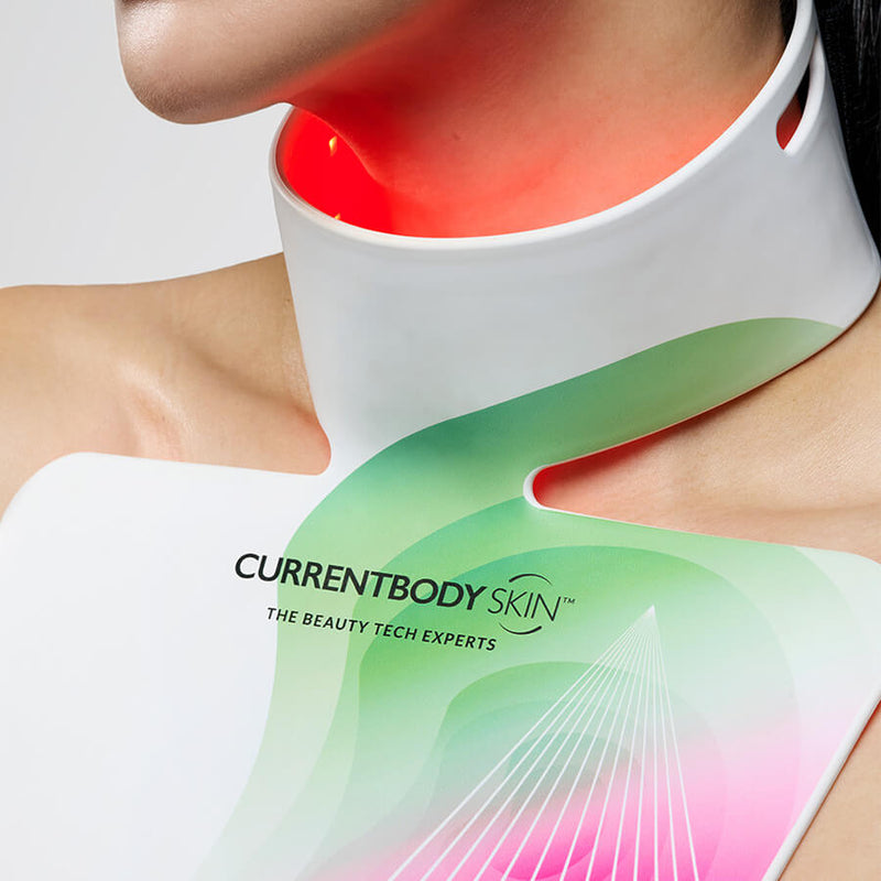 Green LED Light Therapy Mask for Neck & Chest | CurrentBody Australia