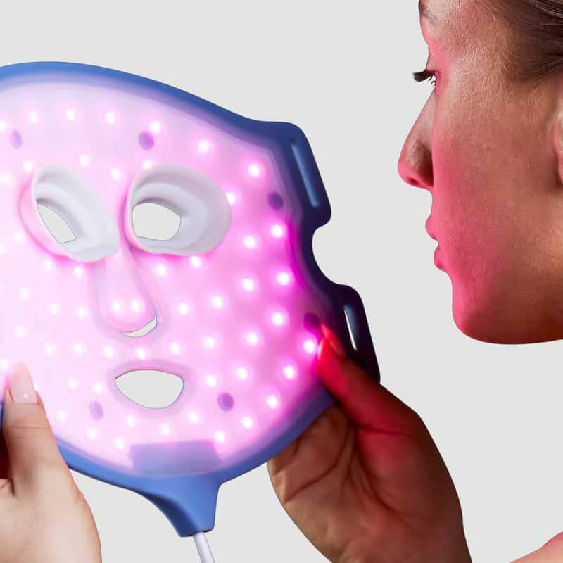 Blue LED Light Therapy Face Mask for Spots | CurrentBody Skin