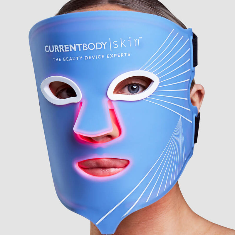 Blue LED Light Therapy Face Mask for Spots | CurrentBody Skin