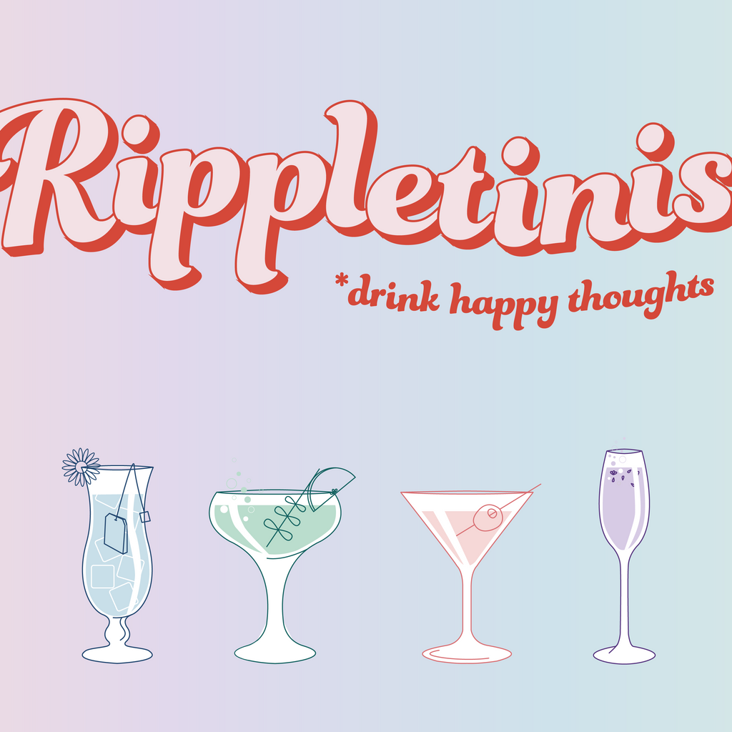 Ripple Relax, Ripple Power, Ripple Boost, Ripple Dream plant-based aromatic diffuser Cocktails