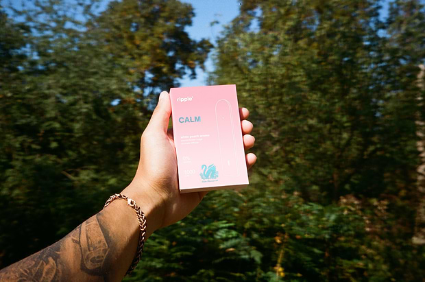 pink peach puff