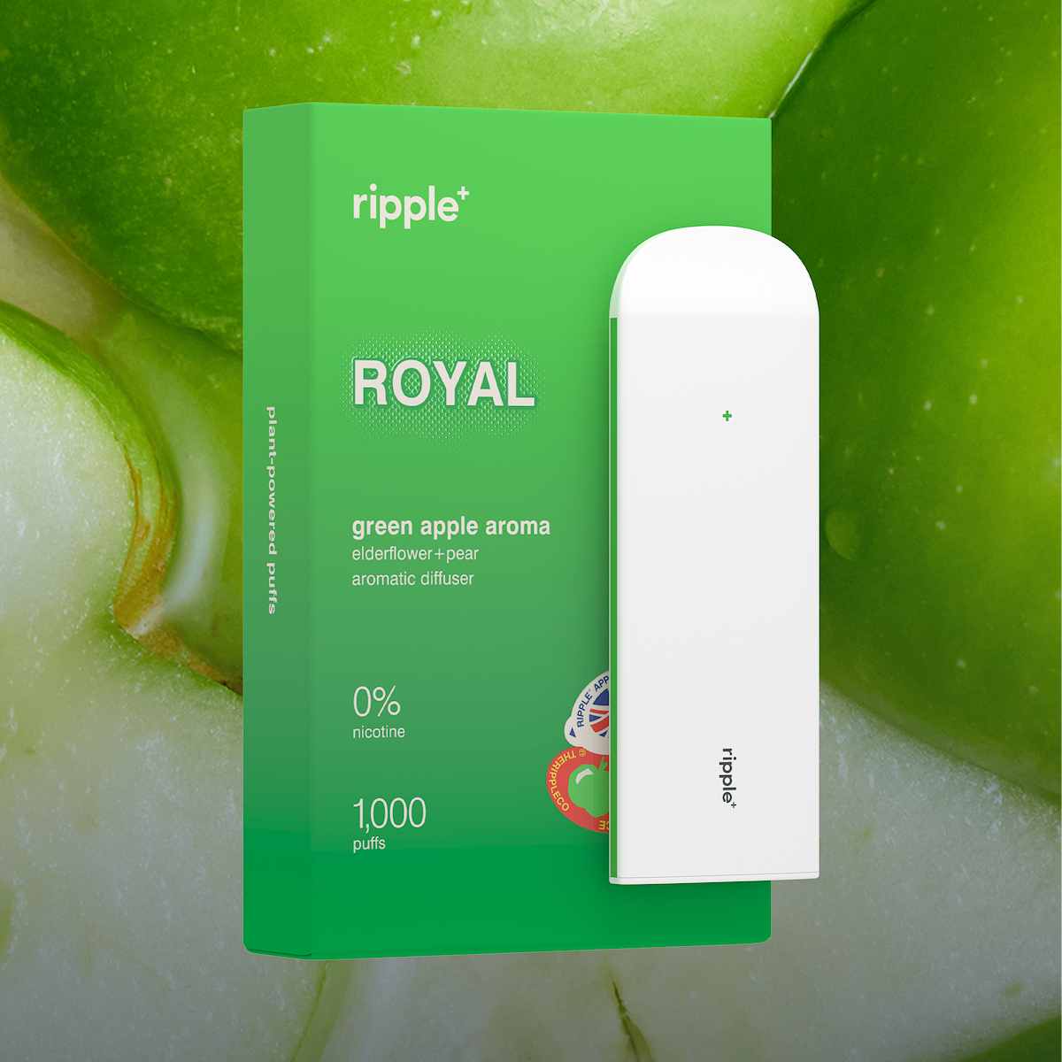 ROYAL | Green Apple Aroma Diffuser | Nicotine Free
