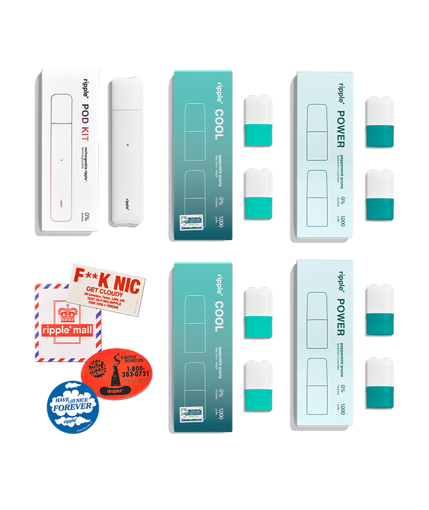 MINT POD KIT | Rechargeable Aroma Diffusers | Nicotine Free MINT POD KIT | Rechargeable Aroma Diffusers | Nicotine Free