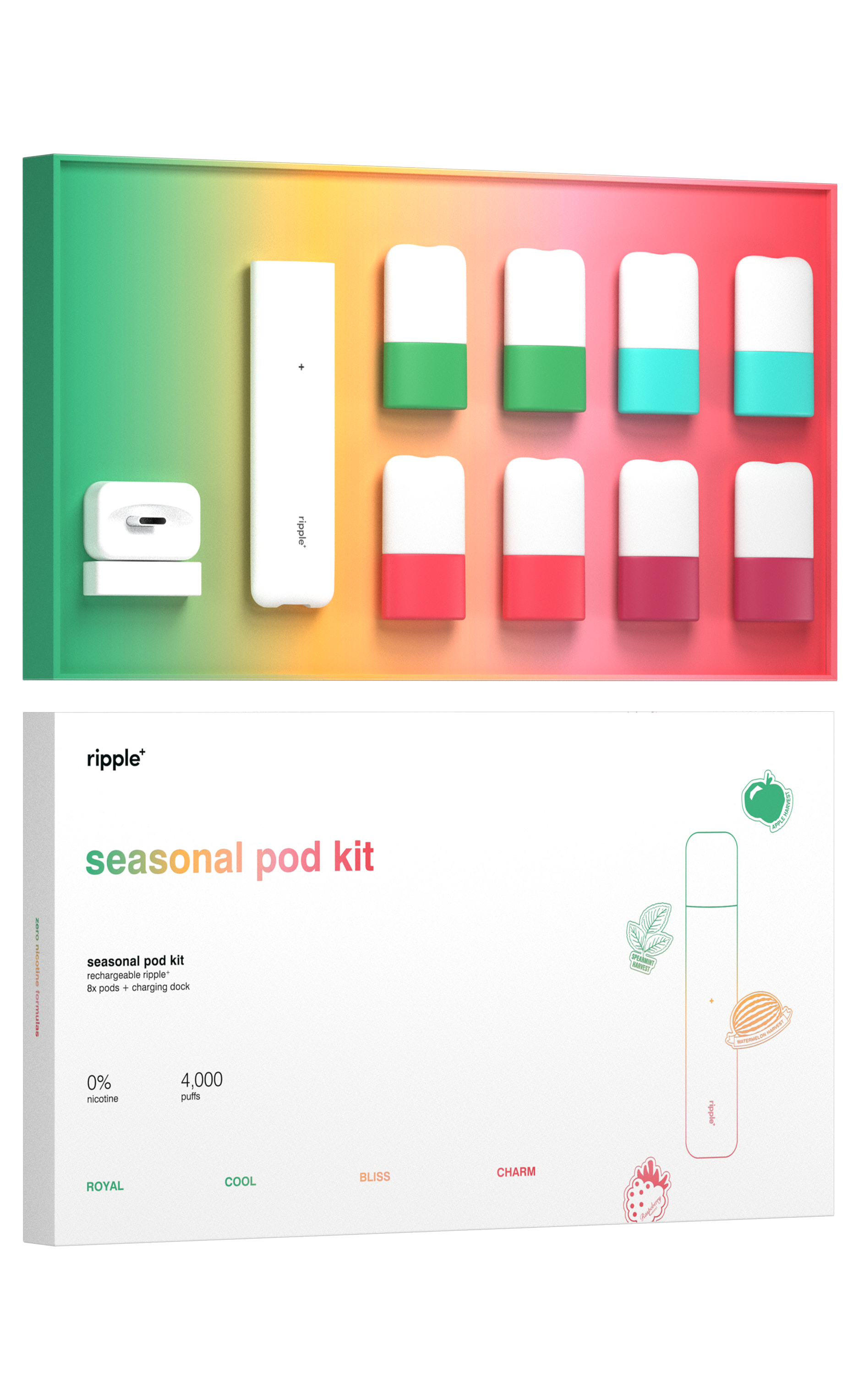 ripple pod kit Pod Kit rechargeable Ripple+ device buy online in Switzerland – Fantasi main image 0