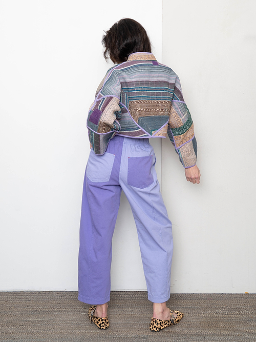 Verity & Daughters Barrel Leg Janus Pant - Lavender Mix – NAMAI