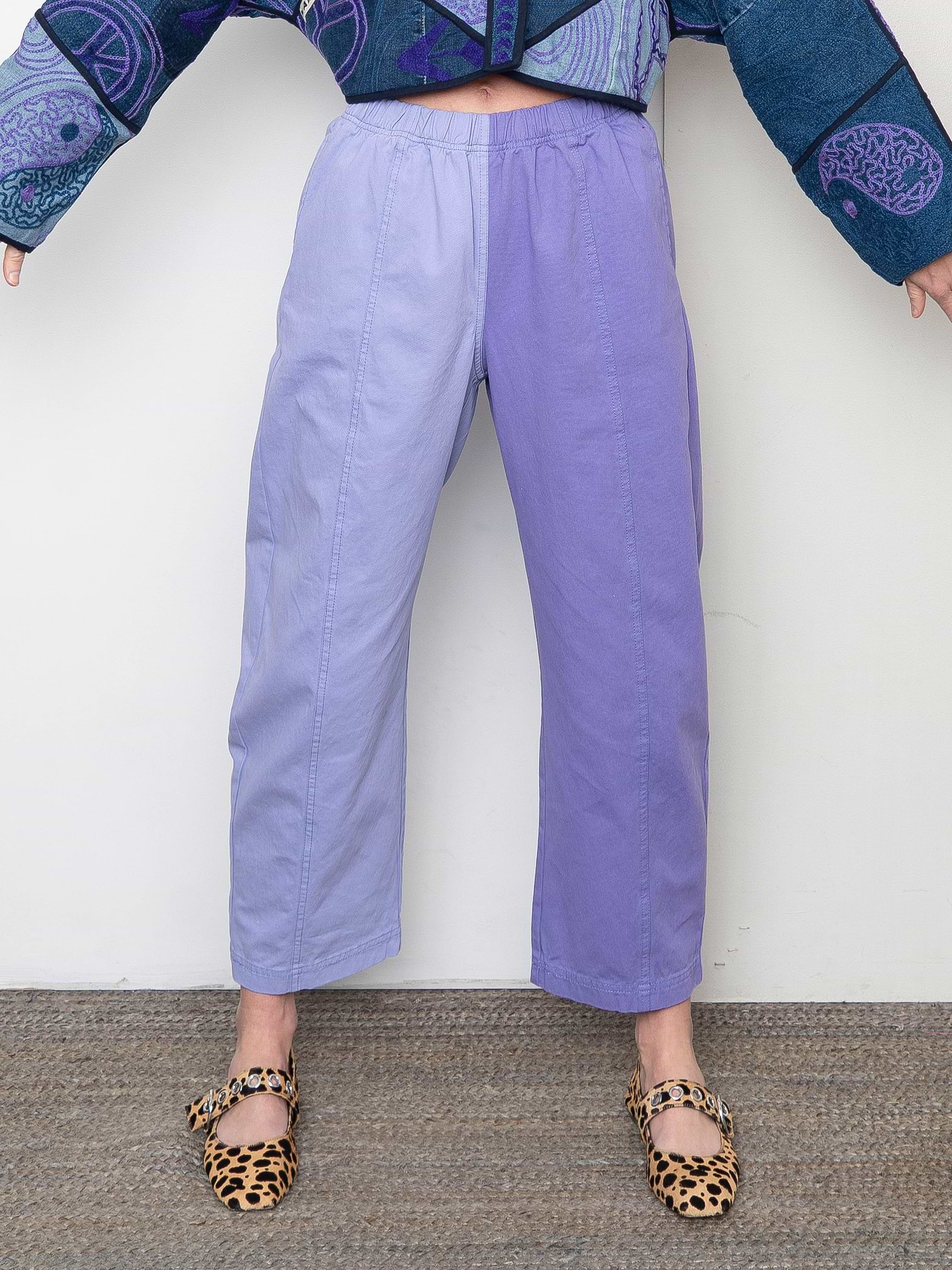 Verity & Daughters Barrel Leg Janus Pant - Lavender Mix – NAMAI